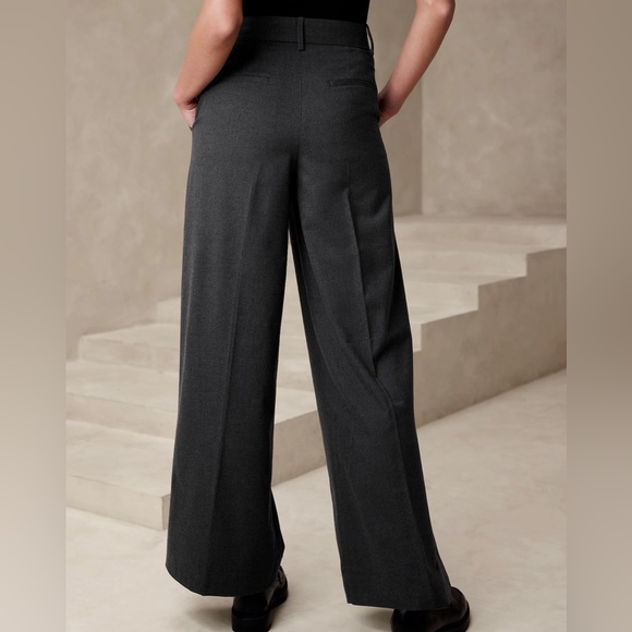 NWT! Banana Republic Black Wide Leg Pants - Multiple 🧡 - Picture 4 of 4